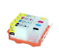 DEFIYAN Cartucho de Repuesto Compatible con INKARENA para Tinta 655 Recargable para Chip de Impresora Deskjet Advantage 3525 4615 4625 5525