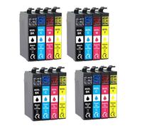 DEFIYAN Cartucho de Tinta 603XL T603 Compatible con 1 a 10 Juegos para impresoras E603 XP 2100 2105 3100 3105 4100 4105 WF-2810 2830 2835 2850(T603XL-4SET)