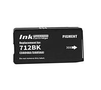 DEFIYAN Cartucho de Tinta Compatible con Vilaxh para impresoras HP712 XL 712XL 3ED71A 3ED67A para impresoras DesignJet T210 T230 T250 T630 T650(BK)
