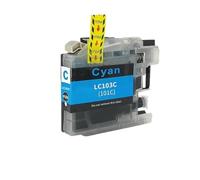 DEFIYAN Cartucho de Tinta Compatible LC101 LC103 XL para DCP-J152W MFC-J245 MFC-J285DW MFC-J4610DW MFC-J4710DW J450DW J475DW J470DW(1 Cyan)