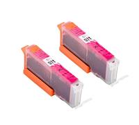 DEFIYAN Cartucho de Tinta Compatible para 570 571 PGI 570XL CLI 571XL para MG5750 MG5751 MG5752 MG6850 MG6851 MG6852 MG7750(2pcs 571XL M)