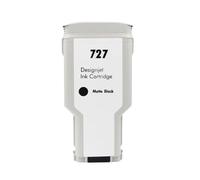 DEFIYAN Cartucho de Tinta Compatible para impresoras DesignJet T920 T930 T1500 T1530 T2500 T2530 727 300ML(1pcs-MBK)