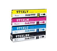 DEFIYAN Cartucho de Tinta Compatible para Officejet Pro X451dn X451dw X476dn X476dw X551dw X576dw Modelos 970 971 970XL 971XL Cartucho de Color(1SET)
