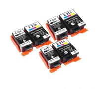 DEFIYAN Cartucho de Tinta Compatible T215 215 para Cartucho de Pigmento de Color Workforce WF-100 WF100(3SET)