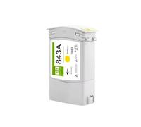 DEFIYAN Cartucho de Tinta de Color remanufacturado 843A Compatible con impresoras PageWide XL 4000 XL 4100 4500 5000 5100(1PCS Y-400ML)