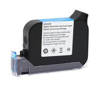 DEFIYAN Cartucho de Tinta ecosolvente 5PK para impresoras portátiles Compatible con Fecha de caducidad de 600DPI inyección de Tinta de 12,7mm sin cifrado(5 Black Cartridges)