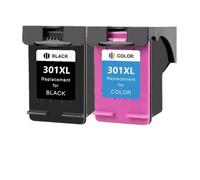 DEFIYAN Cartucho de Tinta remanufacturado Compatible con 301 XL 301 301XL para impresoras 2050se 2054A 1050se 3050se 3050A 3052A 5530(1BLACK 1COLOR)