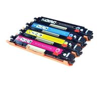 DEFIYAN Cartucho de tóner Compatible, Juego de 4 para CE310 CE310A 313A 126A 126, diseñado para Pro CP1025 M275 100 200 Color MFP M175a M175nw