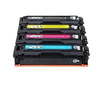 DEFIYAN Juego de 4 Cartuchos de tóner compatibles para impresoras 205A CF530A CF531A CF532A CF533A para impresoras M154 M180 M181 con Chip