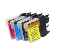 DEFIYAN Juego de Cartuchos de Tinta compatibles para MFC490CW MFC490CN MFC670CD MFC670CDW Incluye LC11 LC16 LC38 LC61 LC65 LC980 LC990