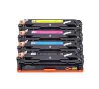 DEFIYAN Juego de Cartuchos de tóner compatibles para impresoras a Color 4 Colores 207a para M282nw M283fdn M283fdw M283cdw M255dw M255nw W2210A 206a W2110A(206A 1SET with Chip)