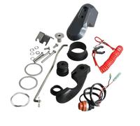 DEFIYAN Mango de dirección Conjunto Compatible con 4 Tiempos F15 F20 15HP 20HP Piezas de Motor de Bote 6AH-W0084 6AH-W0084-00 6AHW0084