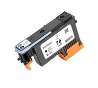 DEFIYAN Reemplazo de Cabezal de impresión Compatible HP70 para C9404A C9405A C9406A C9407A para Designjet Z2100 Z5200 Z3100 Z3200(1PC MBK and Cyan)