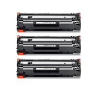 DEFIYAN Reemplazo de Portador de tóner Compatible para P1002 P1003 P1004 P1005 P1006 P1009 Negro con Chip Modelo 435A 435 35a CB435A(3pcs-Black)