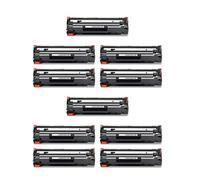 DEFIYAN Reemplazo de Portador de tóner Compatible para P1002 P1003 P1004 P1005 P1006 P1009 Negro con Chip Modelo 435A 435 35a CB435A(10pcs-Black)