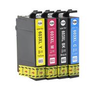 DEFIYAN Tinta Compatible con T603XL para impresoras 603XL E603 T603 para impresoras XP2100 XP3100 WF2810 XP3105 XP 4100 XP 4105 WF 2830 XP 2105(1 Set)