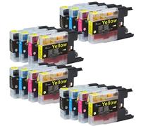 DEFIYAN Tinta Compatible para LC1280 LC1240 LC1220 para MFC-J280W MFC-J425W MFC-J430W MFC-J435W MFC-J5910DW MFC-J6510DW DCP-J925DW(4 Set)