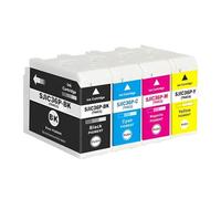 DEFIYAN Tinta Compatible para SJIC36P T44C1 T44C2 T44C3 T44C4 Tinta pigmentada para ColorWorks CW-C6030A CW-C6030P CW-C6530A CW-C6530P(One Set 4COLORS)
