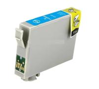 DEFIYAN Tinta Compatible T0711 T0714 T0715 para Stylus D78 D92 D120 DX4000 SX209 DX4450 SX115 S21 Office B40W BX300F BX310FN(3PCS Cyan)