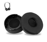 DEFIYEAR 1 par de almohadillas de repuesto para Jabra Engage 55/65/75 para Jabra Engage 75 (versión estéreo), espuma viscoelástica suave con tejido transpirable, almohadillas de repuesto (negro)