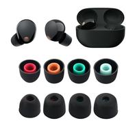 DEFIYEAR 4 pares de tapones de silicona para auriculares Sony WF-1000XM5 WF-1000XM4, WF-1000XM3, WF-C700N Earbuds WF WI XBA con caja de almacenamiento (XS/S/M/L)