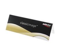 Deflect-o 48701 - Soporte para cartel (A5, forma en V), transparente