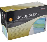 Deflect-o - Soporte de pared para documentos (A4, 3 unidades), transparente