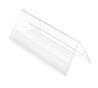 Deflecto 778901 - Portanombres de sobremesa a6, de plástico, A6