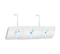 Deflector AC Vent - Guía de flujo de aire ajustable para ventilador triple, desviador del aire acondicionado a presión | Panel de deflector de aire para camping para el hogar para camping