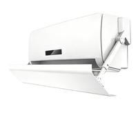 Deflector Aire Acondicionado de Pared 20cm, Instalación Sin Herramientas, Ajustable con Protección Anticondensación