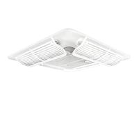 Deflector Aire Acondicionado de Techo 2 Piezas, ABS 60×19cm, Ajustable 170° para Aire Acondicionado Cassette 4 Vías