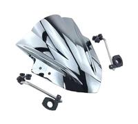 Deflector Aire Moto para Aprilia Mana 850 2008-2010 2011 2012 para Shiver 750/ SL750 2008-2009 Parabrisas Ajustable Reducir El Ruido del Viento(Chrome)