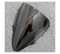 Deflector Aire Moto para Ninja 636 para ZX-6R para ZX6R para ZX 6R 2024 2025 Deflectores De Parabrisas Motocicleta Doble Burbuja Reducir El Ruido del Viento(Type A Black)