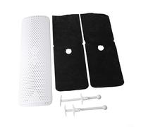 Deflector central de ventilación de CA con cuchillas deflectoras ajustables y filtro de algodón para reducir el polvo y redireccionar el flujo de aire, se adapta a la mayoría de rejillas de