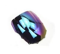 Deflector Cupula Moto Compatible con CBR1100XX CBR 1100XX 1100 XX Super Blackbird 1996-2007 Parabrisas de Motocicleta Parabrisas(5)