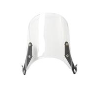 Deflector Cupula Moto Deflector De Viento Deportivo Compacto Universal Para Motocicleta Parabrisas De 4 A 7 Pulgadas Faro Delantero Parabrisas Motocicleta(White)