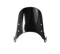 Deflector Cupula Moto Deflector De Viento Deportivo Compacto Universal Para Motocicleta Parabrisas De 4 A 7 Pulgadas Faro Delantero Parabrisas Motocicleta(Black)