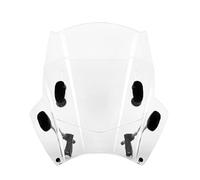 Deflector Cupula Moto Deflectores Parabrisas Universal para Motocicleta G1125 2021-2023, Lente Ahumado, Deflector para ZONTES G1-125(Adjust Transparent)