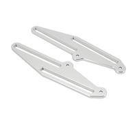 Deflector Cupula Moto Kit de Soporte de Parabrisas para Motocicleta Yamaha Tenere 700 T700 T 700 Tenere700 T7 2019 2020 2021(Silver)