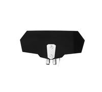 Deflector cupula Moto para Kymco para Agility 125 para Centro 2017 Motocicleta Universal Clip Elevado En El Alerón Extensión Parabrisas Deflector Aire(Black)