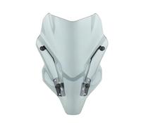 Deflector Cupula Moto Para MT07 Para FZ07 2021-2024 Protector De Viento Para Motocicleta Pantalla Doble Burbuja Con Soporte Parabrisas Deflector Parabrisas(Light Smoke)