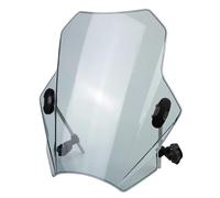 Deflector Cupula Moto para Suzuki para GXSR 600 750 Parabrisas Ajustable Parabrisas(Grey)