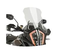 Deflector Cupula Moto Parabrisas de Motocicleta Modificado y Elevado, de Cristal Transparente, Compatible con KTM 1290ADV 1290 ADV 1290-ADV Deflectores(Transparent 51cm)