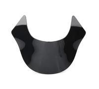 Deflector Cupula Moto Parabrisas Laminar Ahumado Para Sportster Para Softail Parabrisas De Motocicleta Deflector De Viento Moto(Negro)