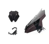 Deflector Cupula Moto Soporte de Montaje para Parabrisas Ahumado 450NK, Compatible con alerón Delantero de Motocicleta Cfmoto 450 NK 2023-2024(Windshield w Bracket)