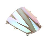 Deflector cupula Parabrisas De Motocicleta Plástico ABS Doble Burbuja A Prueba Viento para CBR600RR F5 2005 2006