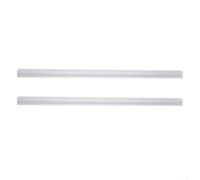 Deflector de agua para puerta de ducha de 50 cm, sello de repuesto para puertas de vidrio, 2 tiras de goma suave para evitar fugas (14 mm)