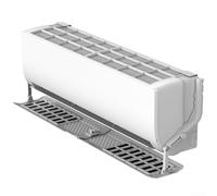 Deflector de aire acondicionado ajustable con filtro de algodón para dirigir el flujo de aire para un ambiente de vida cómodo (filtración completa)