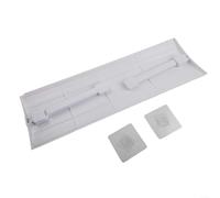 Deflector de aire acondicionado antiviento blanco deflector de aire para instalación Unidades de aire personalizables sin herramientas Guía de CA más telescópica