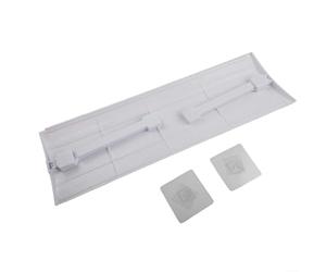 Deflector de aire acondicionado antiviento blanco deflector de aire para instalación Unidades de aire personalizables sin herramientas Guía de CA más telescópica